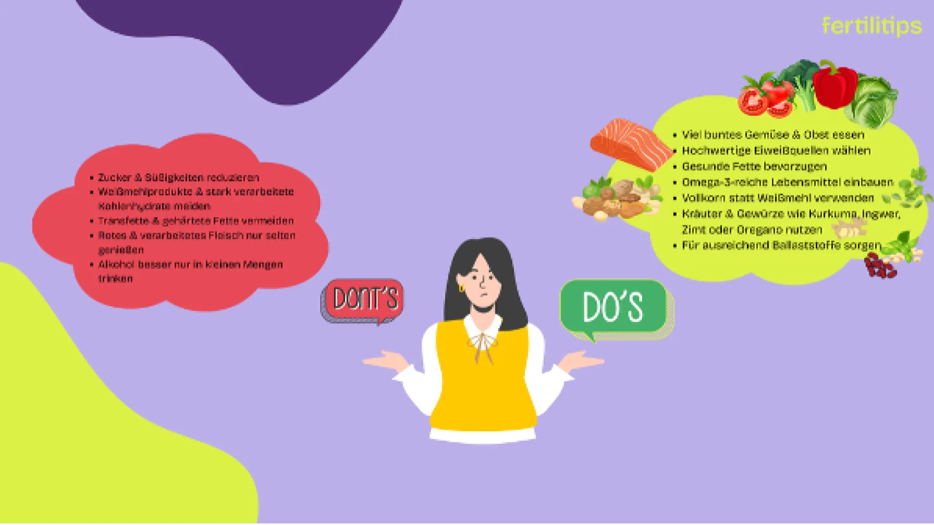 Do's & Dont's bei antientzündlicher Ernährung